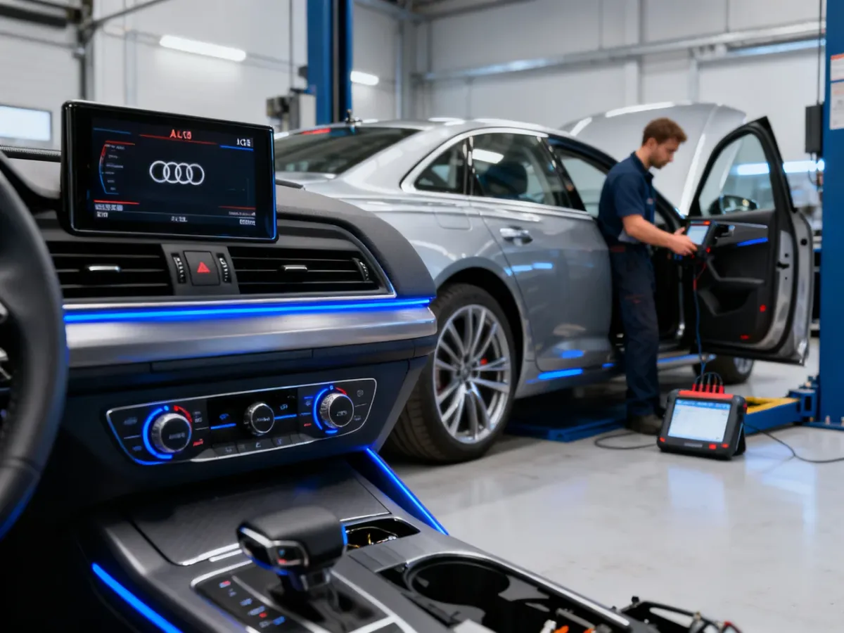 Diagnostyka elektroniki i systemu MMI w Audi A6 C8
