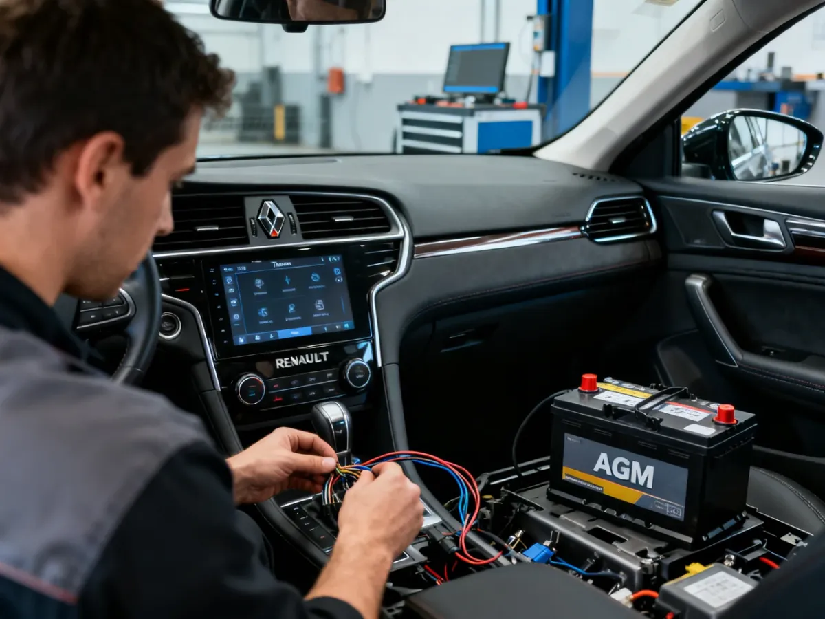 Diagnostyka elektroniki i akumulatora AGM w Renault Talismanie